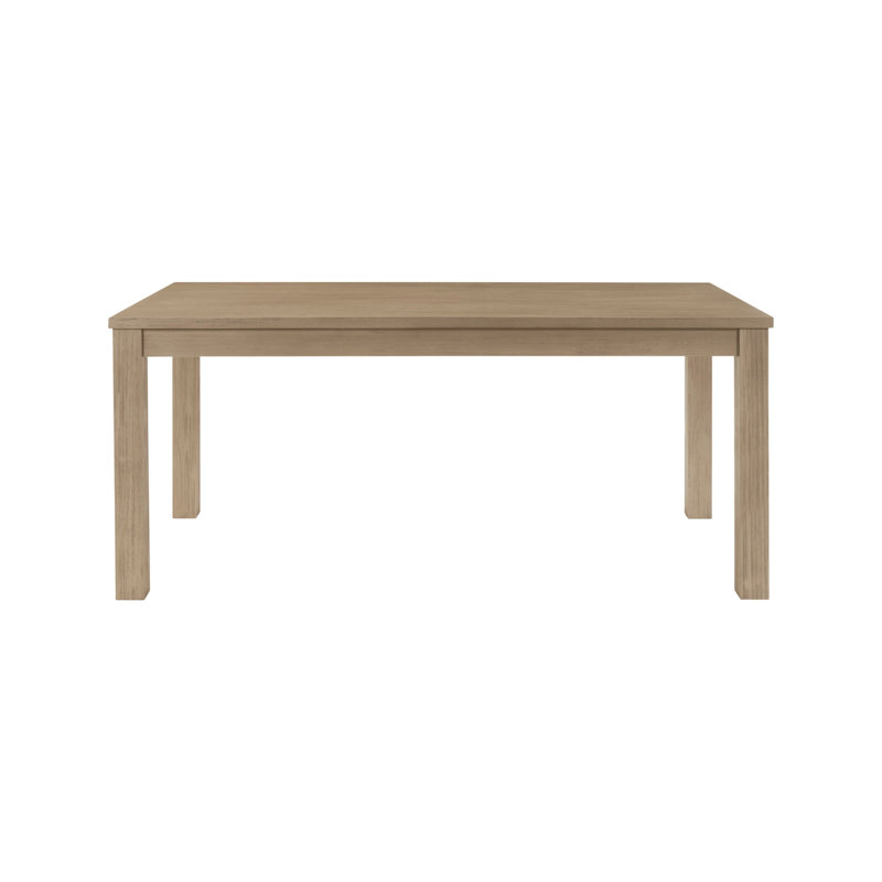 Damascus Acacia Solid Wood Dining Table, Drifted Sand, 30" H x 35" W x 71" L