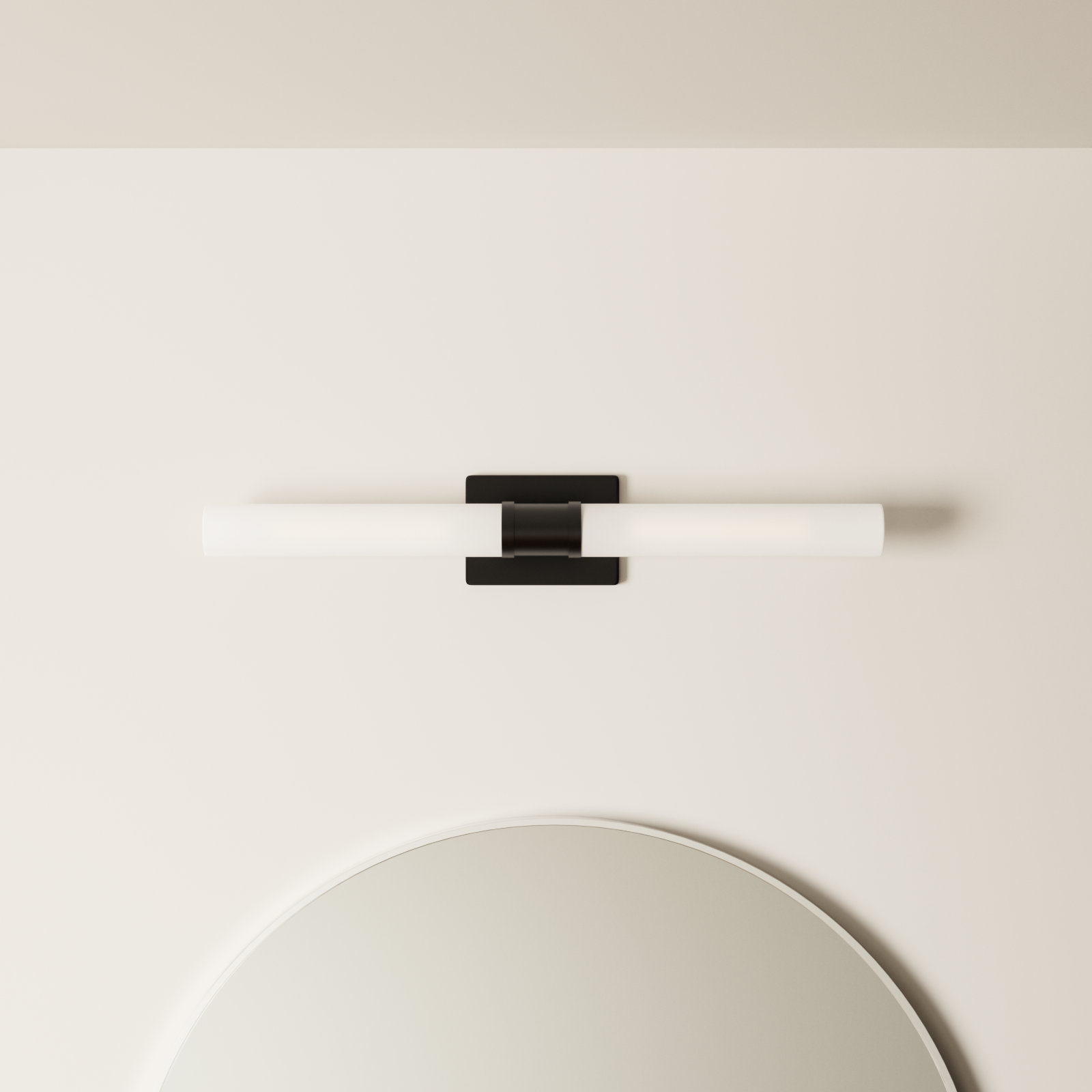Evelien 2-Light Dimmable Metal Vanity Light, Midnight Black, 60 W, 30" H x 5" W x 3.63" D