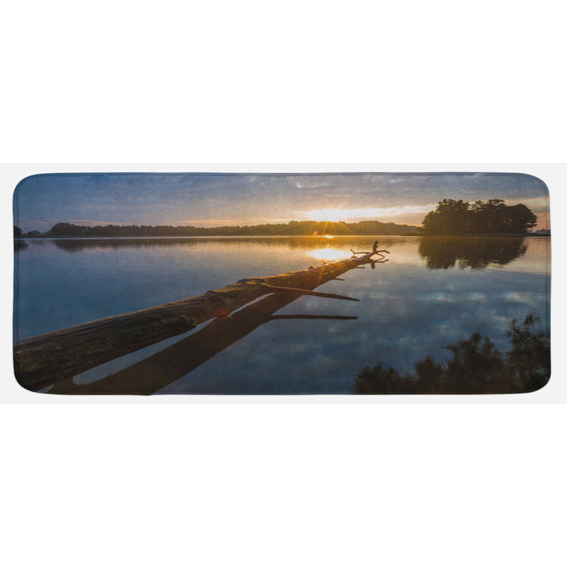 Tapis de cuisine bois flottant
