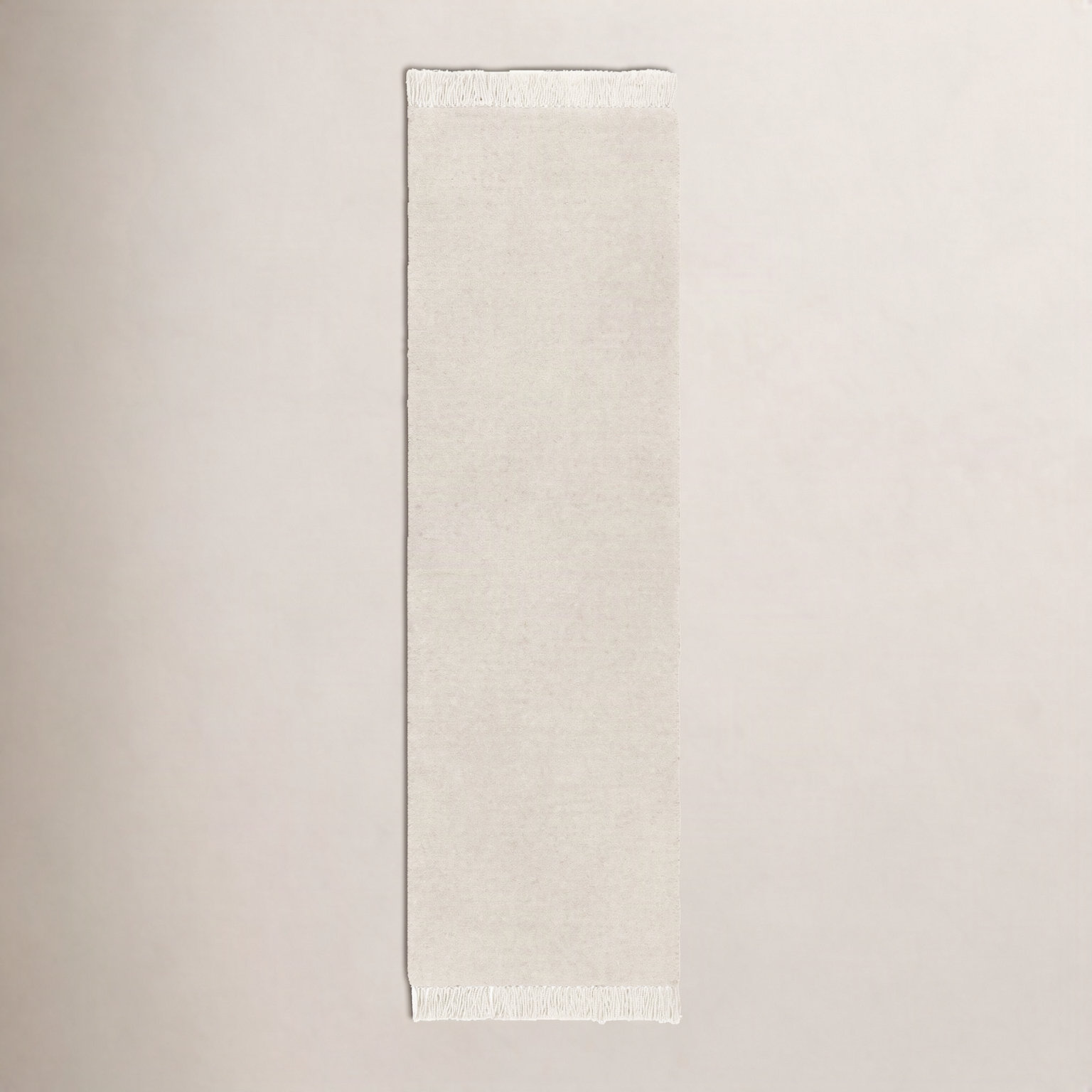 Clio Hand-Loomed Gray Wool Rug, Runner 3' x 10'