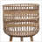 S/3 BAMBOO PLANTERS 11/13/15", BROWN