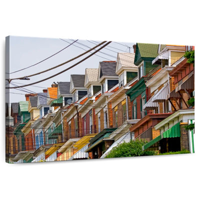 Lilie Pittsburgh maisons colorées