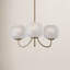 Lustre classique à 3 lumières de style bougie Corsa