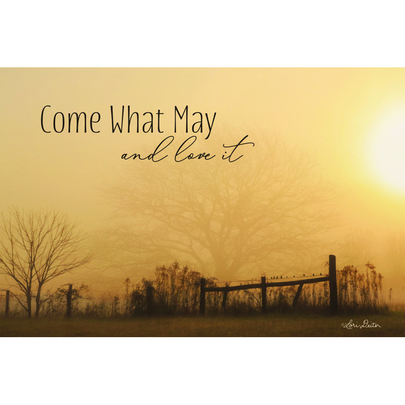 «Come What May» par Lori Deiter - reproduction, H 8 po x l 12 po, Toile tendue
