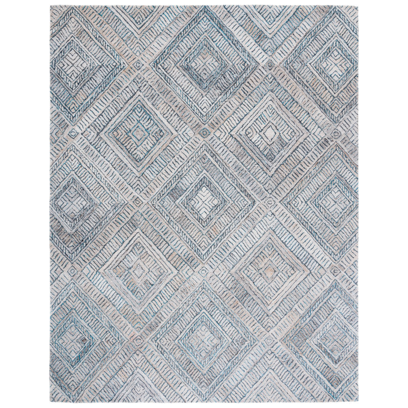 Marquee Hand Tufted Performance Geometric Rug, Rectangle 8' x 10'