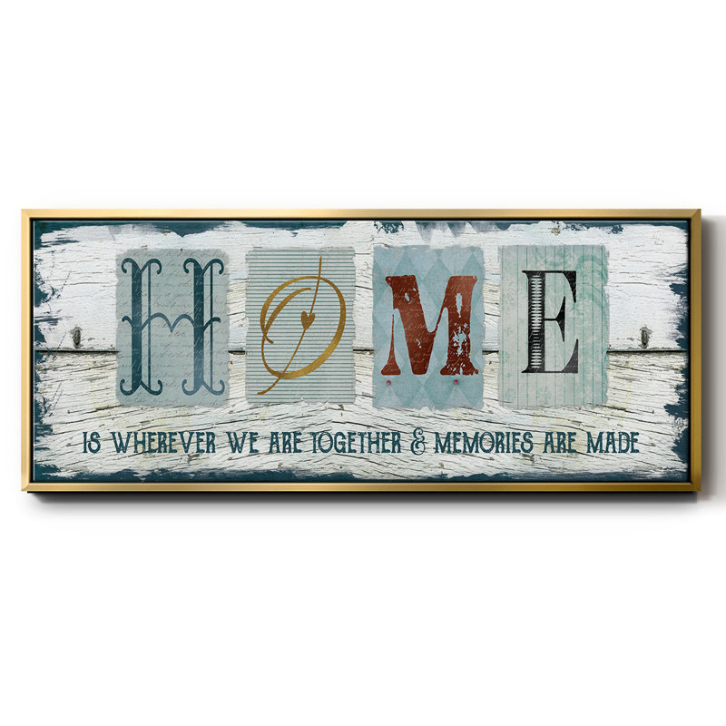 Home Homeeverever We - toile encadrée, H 24 po x l 60 po