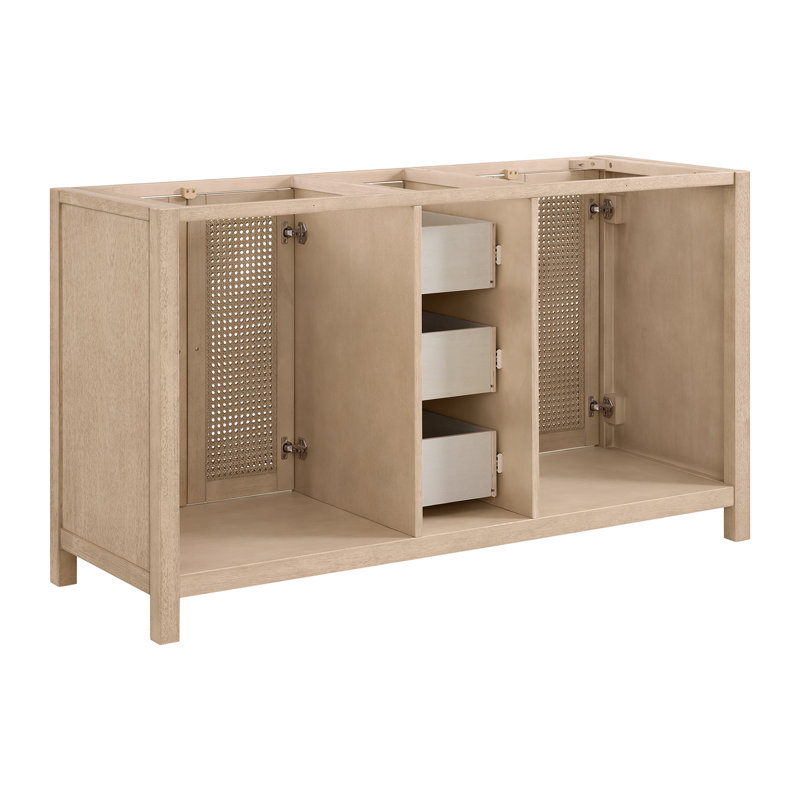 Meuble-lavabo double 60 po Alaterre Furniture Lucca