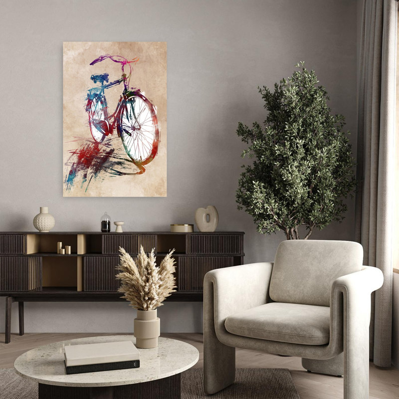 Reproduction d'art mural aquarelle, H 36 po x l 24 po