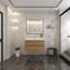 Ensemble de meuble-lavabo mural simple l 36 po Deboser-2133275903