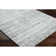 Tapis argenté clair lavable à la machine
