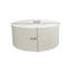Table basse 35,83 "à rayures élégantes et minimalistes, table basse ronde moderne, table basse Drum Circle pour salon, chambre à coucher, beige