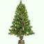 Ensemble de 4 pièces arbre de Noël artificiel pré-éclairé