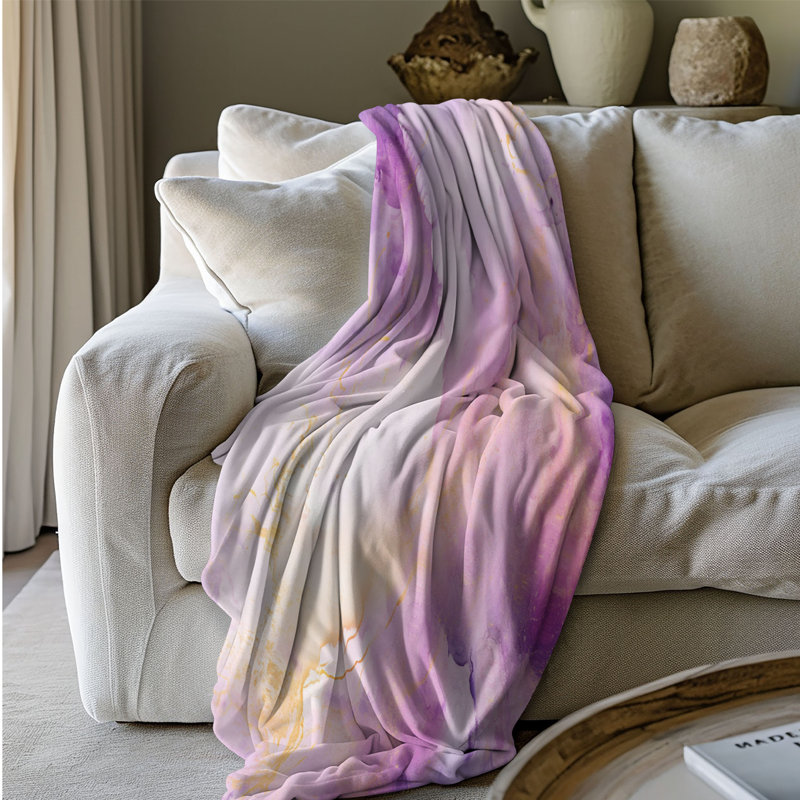 Gemstone Swirls - 1 pièce Sherpa Premium, L 60 po x L 80 po
