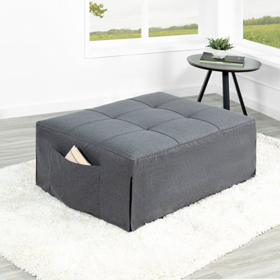Gesko Convertible Ottoman, Large Ottoman Coffee Table, 4-in-1 sofa bed, Sleeper Chair Bed