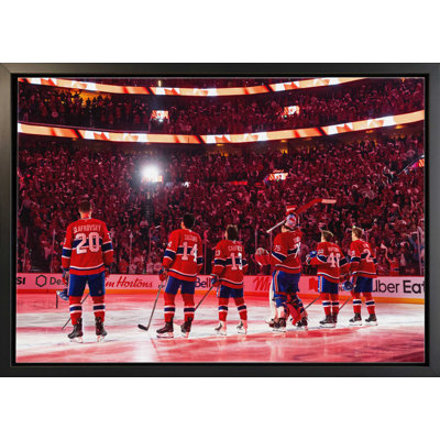  «Montreal Montreal 2026 NHL Playoffs Canadian Anthem», art mural sur toile 22,5 x 31,5