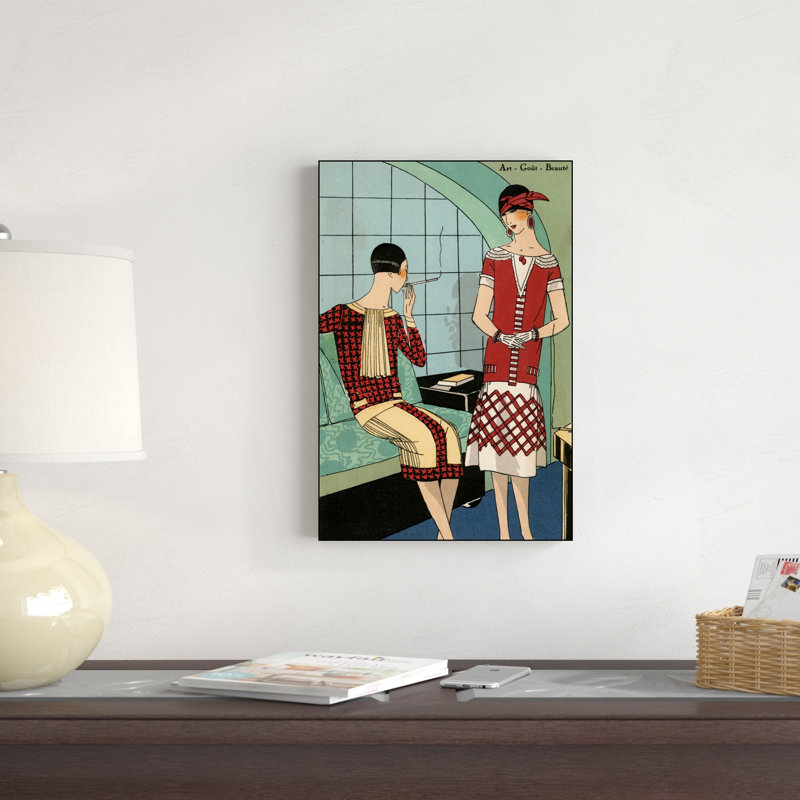 Impression rétro sur toile rétro «Couture», H 18 po x l 12 po x P 1,25 po