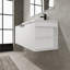 Ensemble de meuble-lavabo 48 po pour grand espace, ensemble d'armoires modernes, blanc