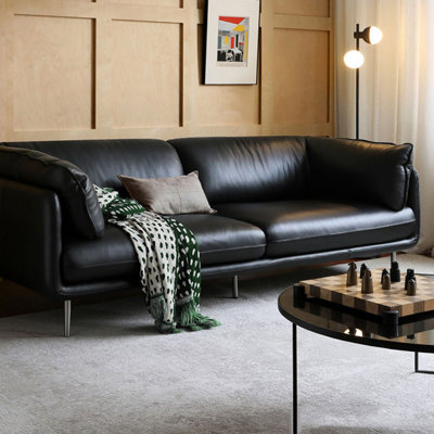 Genuine Leather Modular Sofa cushion couch