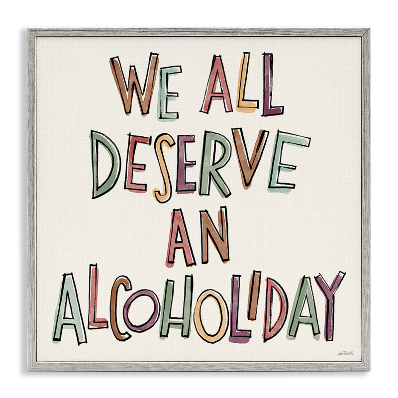 Art de giclée «Alcoh Holiday» par Anne Tavoletti, Estampe numérique Farmhouse, H 17 po x l 17 po
