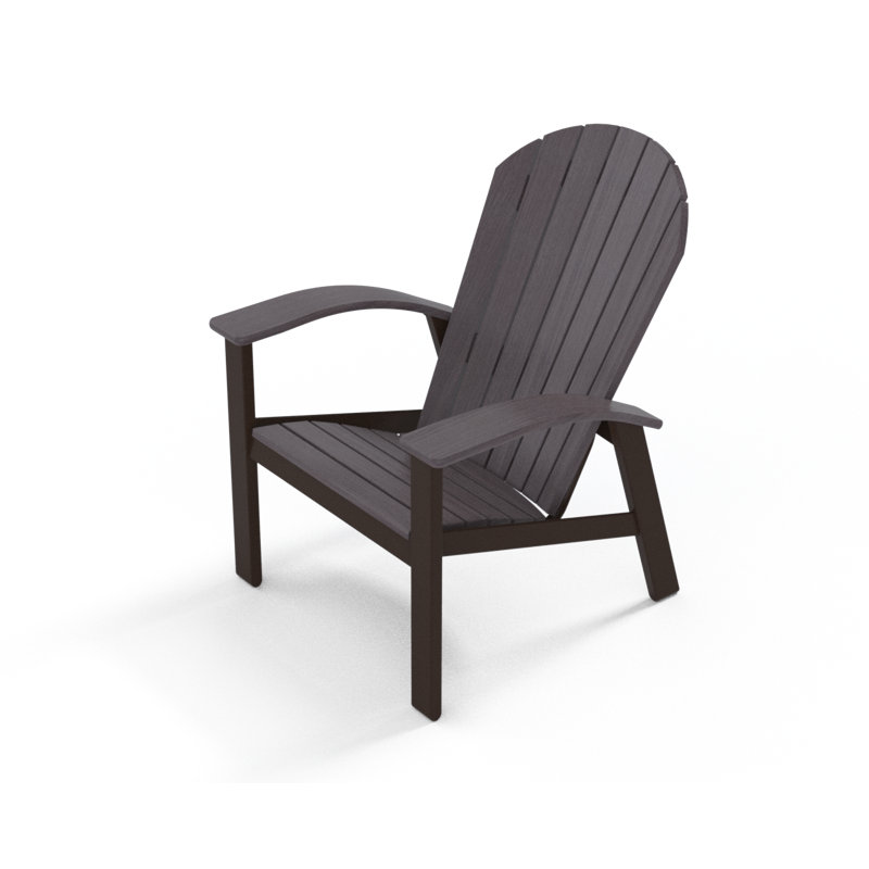 Augusto Outdoor Adirondack Chair, Boardwalk, Kona