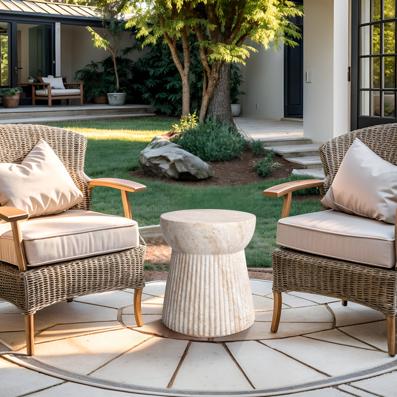 Table d'appoint FlG Travertine