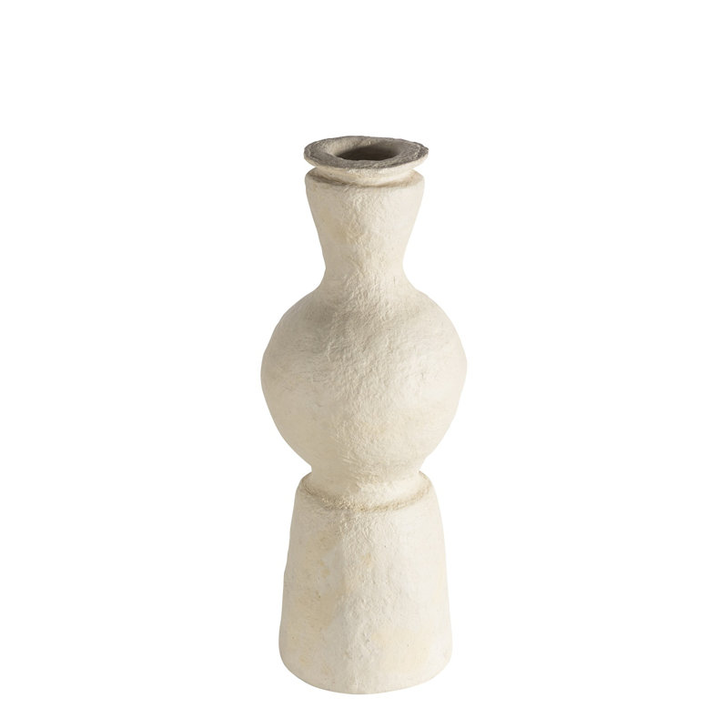 Vase en papier cannelé H 33 po