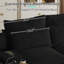 Canapé d'angle surdimensionné de 135 pouces en chenille nuage avec méridienne, console USB, porte-gobelets et pouf-131403531