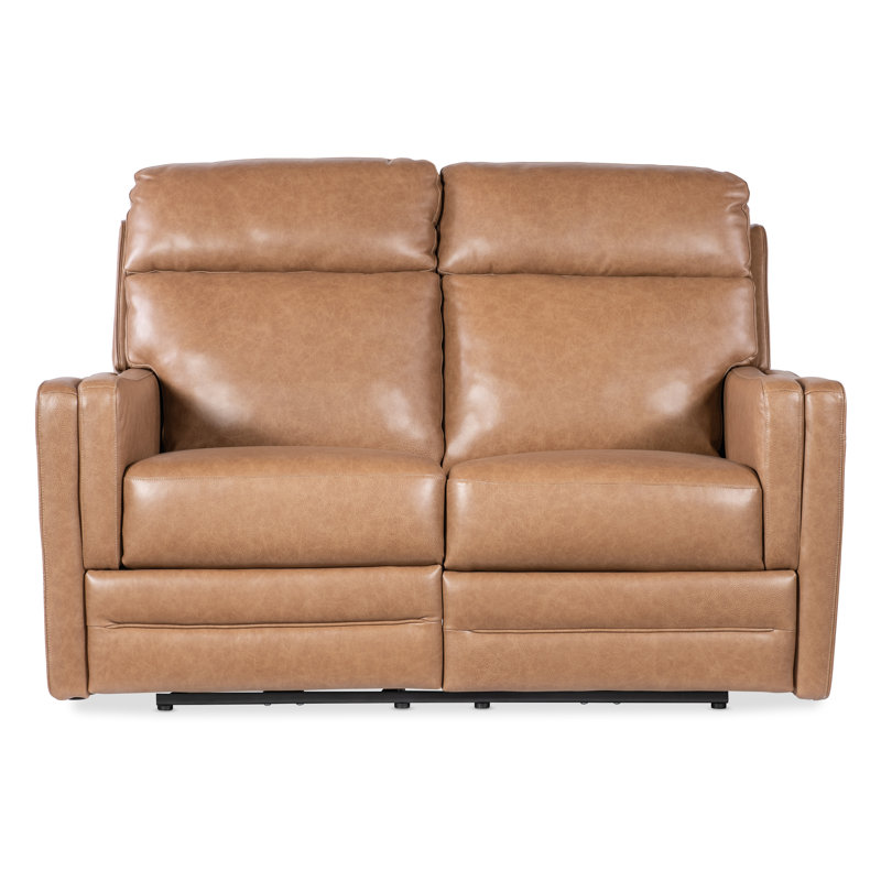 Twain Leather Loveseat
