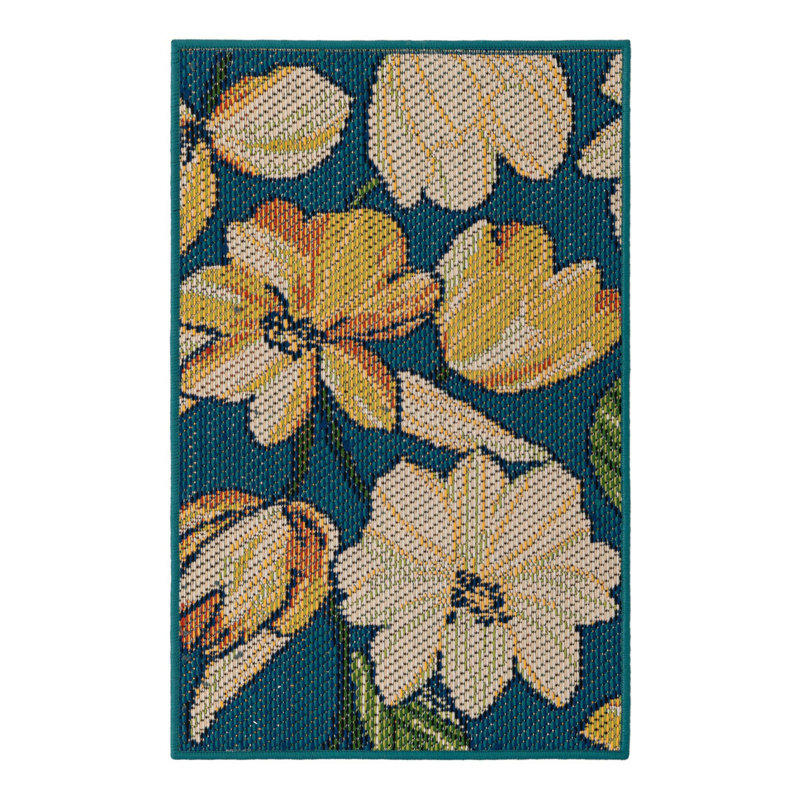 Camalu Higgin Indoor/Outdoor Area Rug, Rectangle 2 pi x 3 pi 1 po
