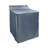Simplify Zippered Washing Machine Cover Gray Color - Top Load Front Load Compatible | Polyester Ripstop Appliance Protector | Dustproof Laundry Cover