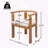 Acacia Wood Dining Chair Sturdy Stable Structure