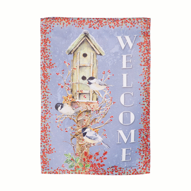 Drapeau de jardin Chickadee Dee Dee
