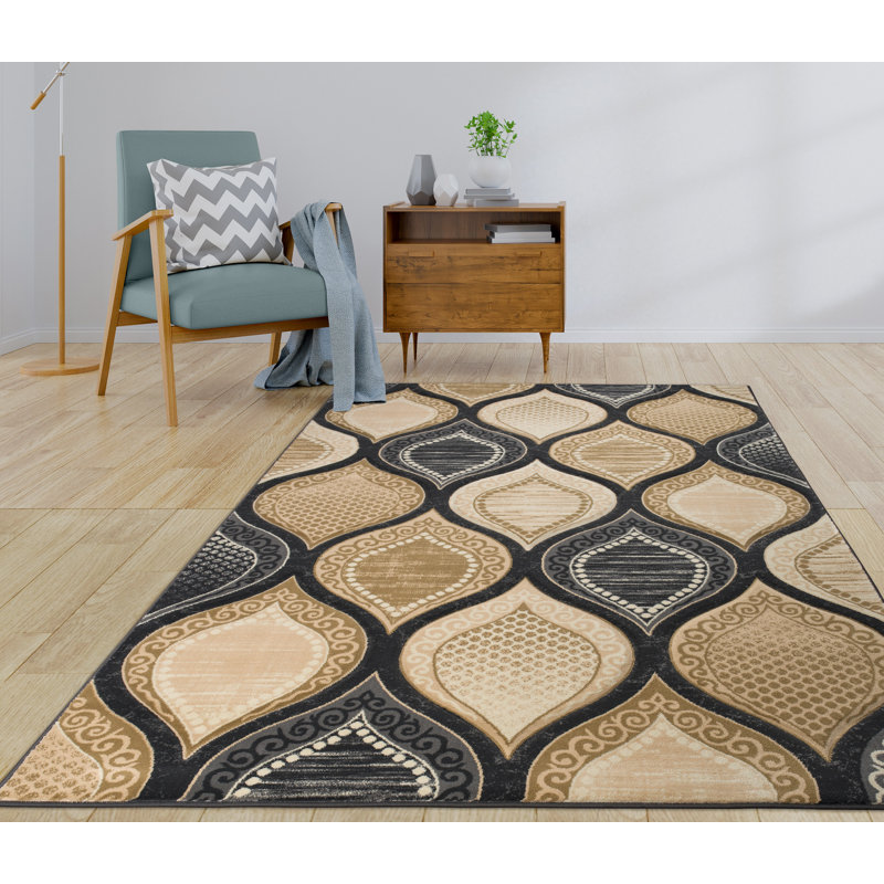 Nipha Geometric Indoor Rug, Rectangle 6'9'' x 9'6''