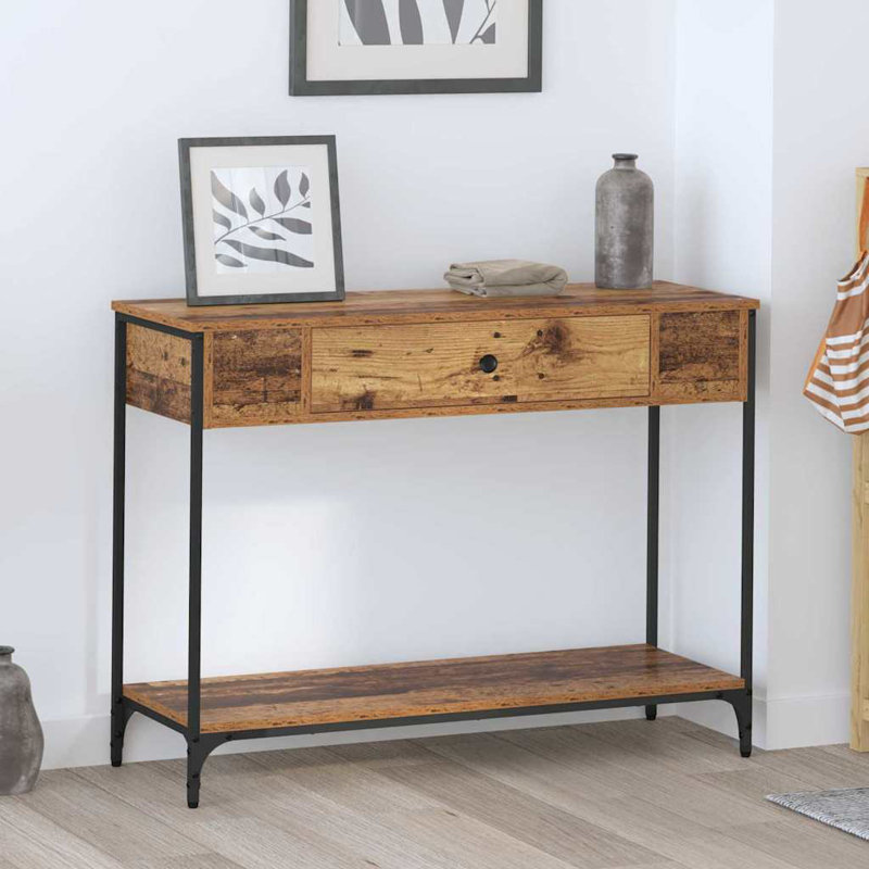 100cm Console Table, Old Wood