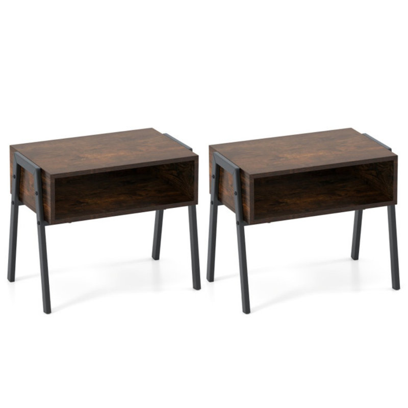 Ensemble de table de bout 2 pièces