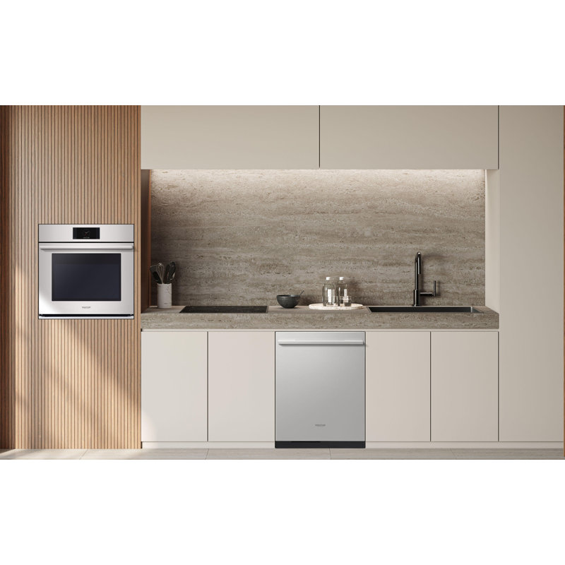 Powersteam Stainless Steel Dishwasher, Transitional Design