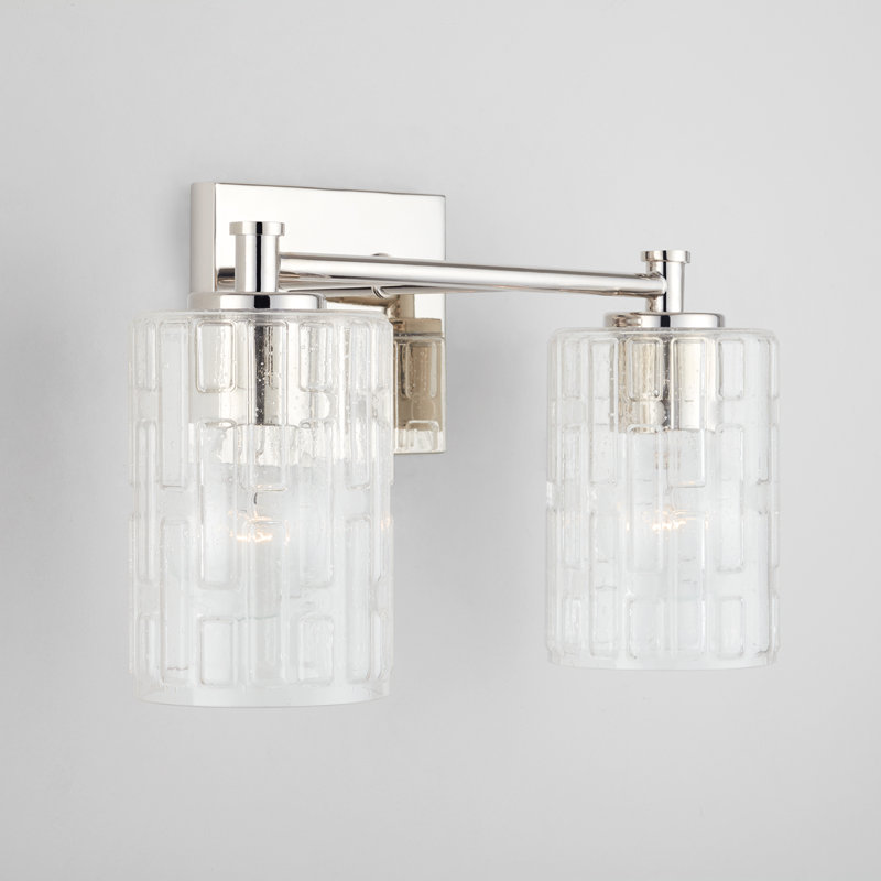 Éclairage de meuble-lavabo indépendant à intensité variable, Nickel poli, 3