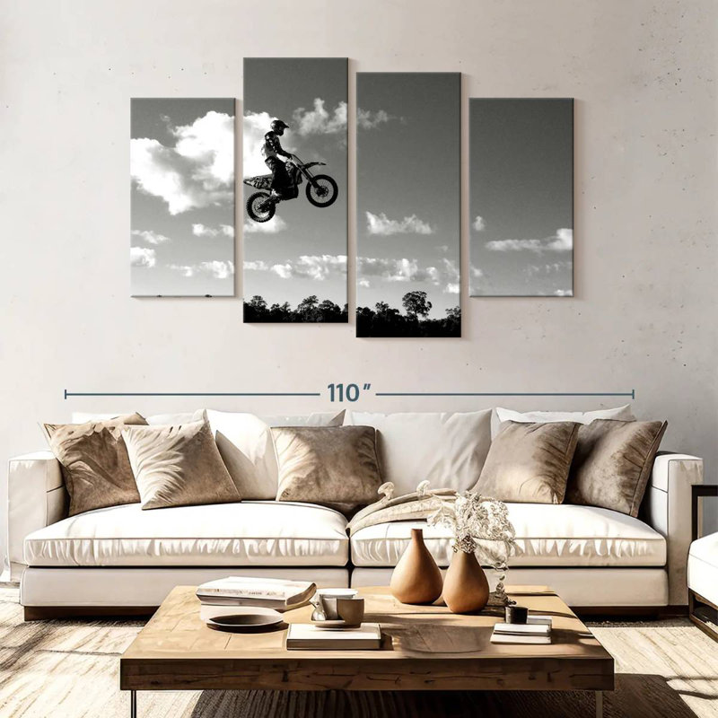 Midair Dirt Bike, H 54 po x l 84 po