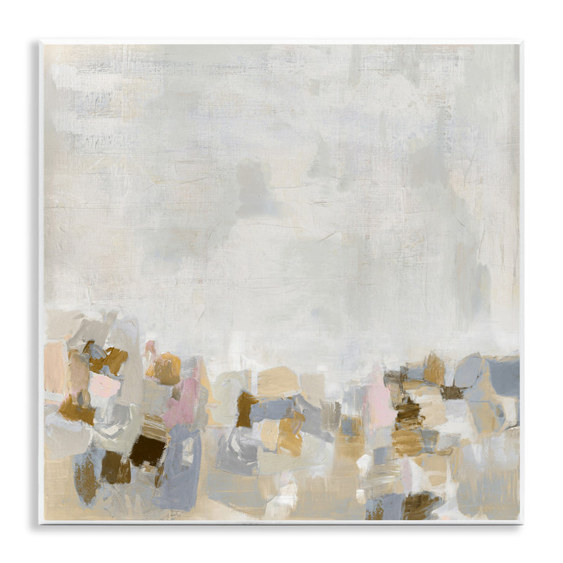 Art mural rustique beige et gris par Rachel Springer