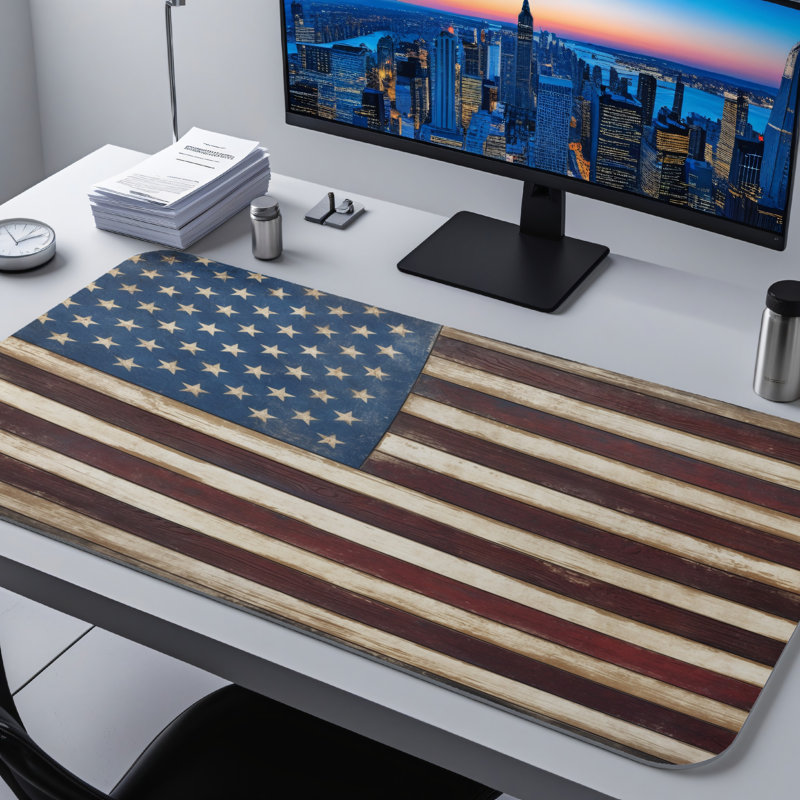 Polyester Desk Pad, 23.6x13.8
