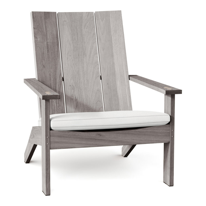 Adirondack en teck Ashland - Huître, Rollo dentelle, Welt, Huître teck