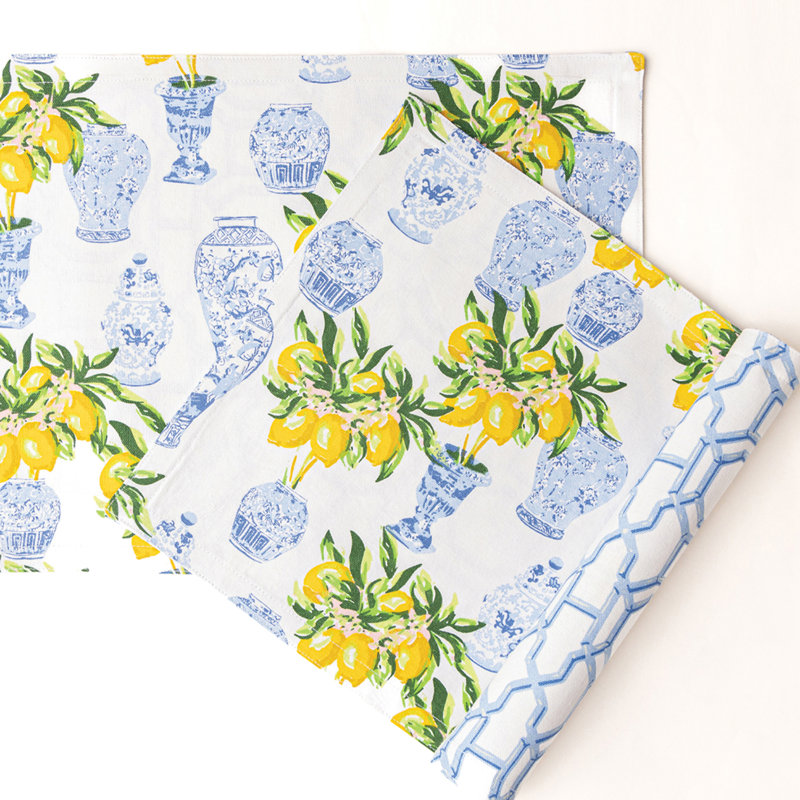 Brynden Cotton Floral Rectangle Placemat