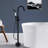 Triple Handle Floor Mounted Tub Filler With Handshower-50686045