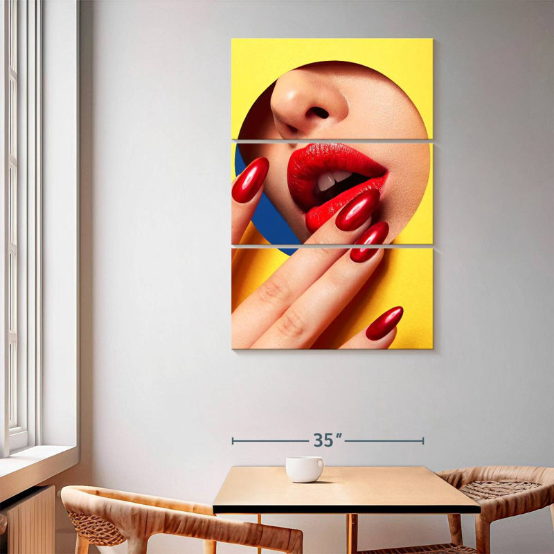 Sexy Nails, 65" H x 42" W