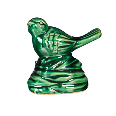 Statue de jardin oiseau en céramique Immanuel