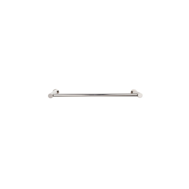 Hopewell Bath Single 25 1/2" Wall Mounted  Towel Bar, Polished Nickel