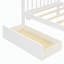 Lit simple en bois avec tiroirs-523263395