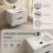 24 Inch Gray Bathroom Vanity without Sink