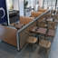 Bancs de style rétro bistro