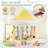 Multi-layer Cat Tree Cat Tower With Open Condo 2 Removable Perches Dangling Balls